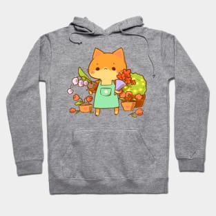 Wilted Flowers Cat Hoodie